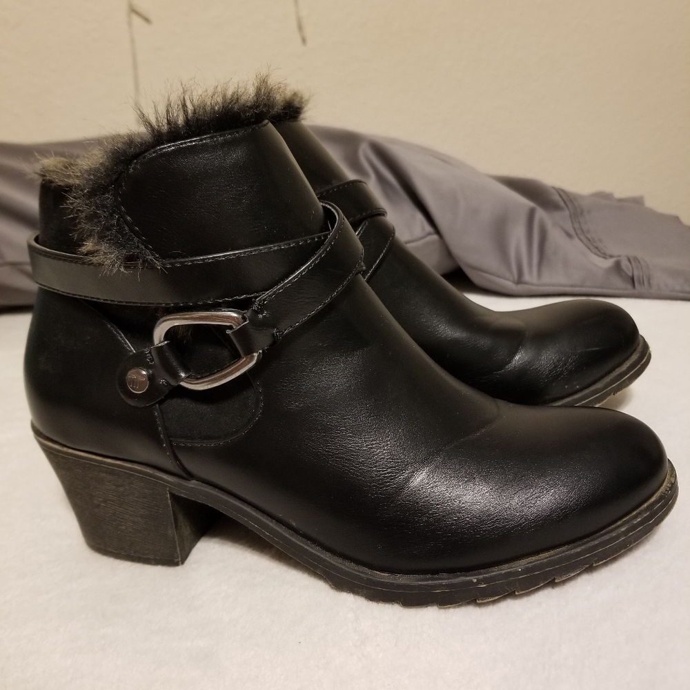 London Fog Fur Boots